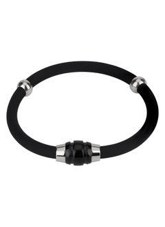 Black Ring - Black Silicone Men's 20.5CM