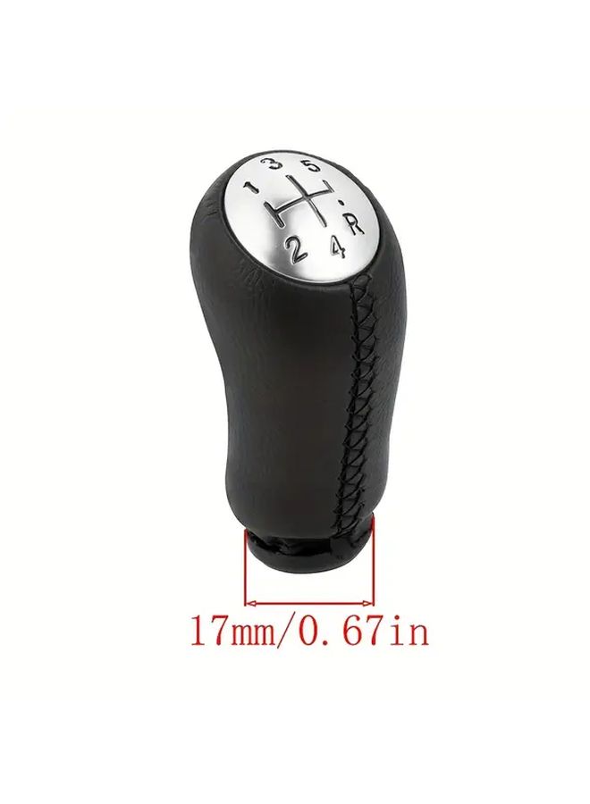 Red 5 Speed Manual Gear Shift Knob Stick Head Compatible With Renault Clio Laguna Modus Grand Modus Twingo Dacia Dokker Duster Logan 8200059575 8200059578 8200379950 - Image 2