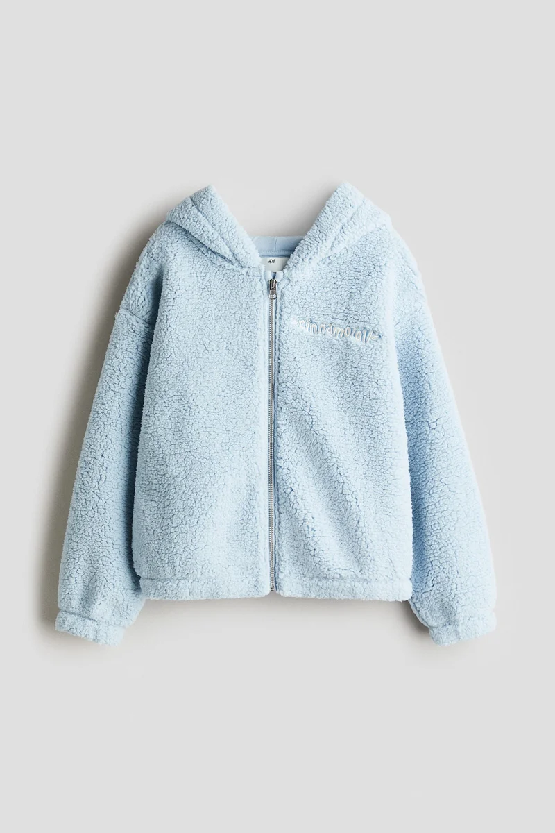 H&M Teddy zip-through hoodie