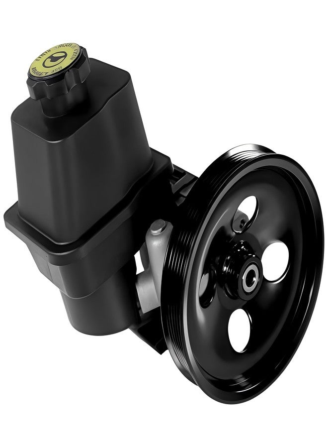 YOMALL Power Steering Pump 20-65990 Fit for 2002-2009 Trailblazer & Envoy 4.2L, for 2002-2006 Trailblazer EXT 4.2L & Envoy XL, for 2004-2007 Rainier 4.2L, Replace OE 8261122290, 15029778, 26112229 - Image 1