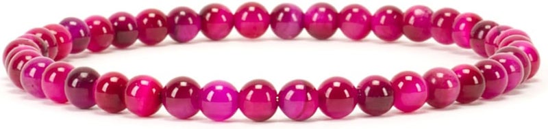Cherry Tree Collection - Small, Medium, Large Sizes - Gemstone Beaded Bracelets For Women, Men, and Teens - 4mm Round Beads - Image 1