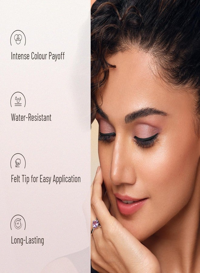 BIRZAR Fit mee us 36 Hr Black Eyeliner Sketch Pen Waterproof for Eye Makeup Long Lasting & Extra Shine Liquid Eyeliner sketch Pen (2) - Image 5