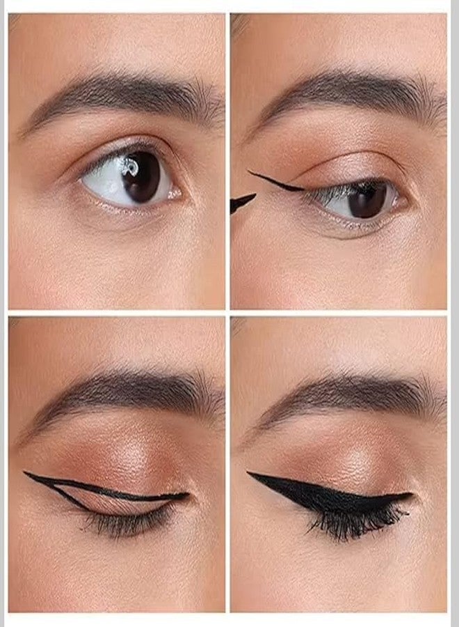 BIRZAR Fit mee us 36 Hr Black Eyeliner Sketch Pen Waterproof for Eye Makeup Long Lasting & Extra Shine Liquid Eyeliner sketch Pen (2) - Image 4