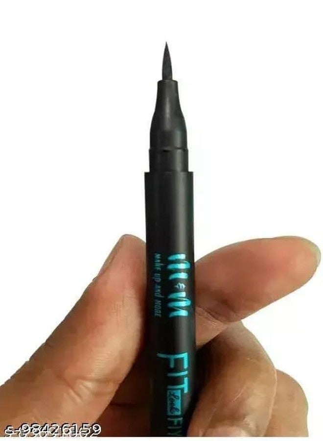 BIRZAR Fit mee us 36 Hr Black Eyeliner Sketch Pen Waterproof for Eye Makeup Long Lasting & Extra Shine Liquid Eyeliner sketch Pen (2) - Image 3