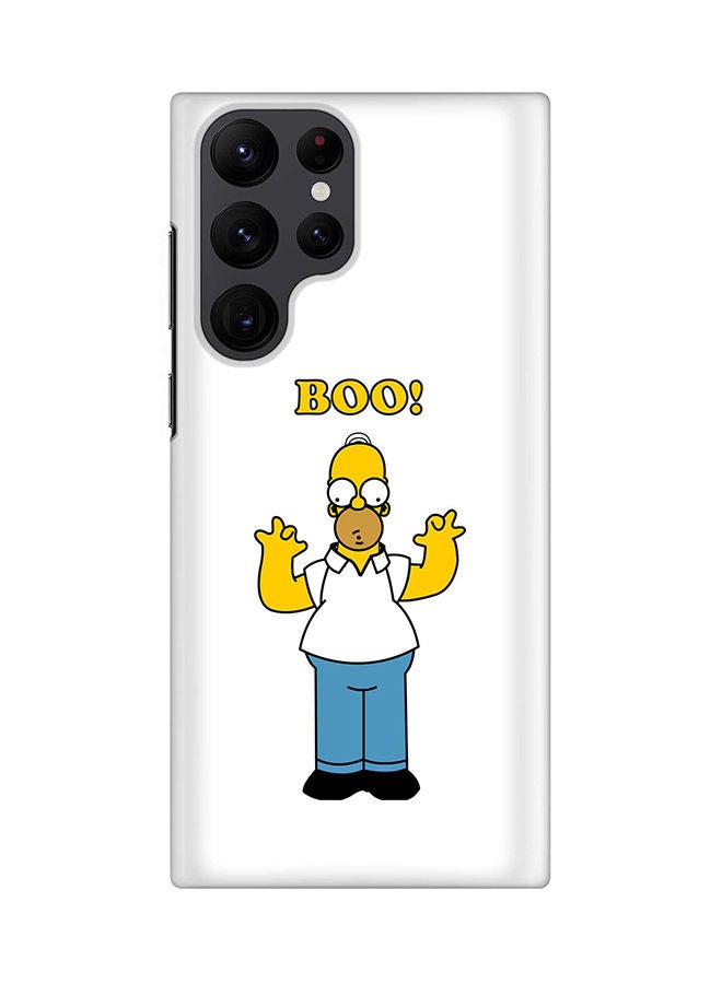 Stylizedd Case for Samsung Galaxy S22 Ultra 5G Snap Case Slim Snap Classic Series Shield Matte Finish Print - Boo