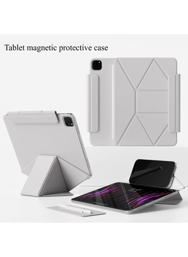 iPad Magnetic protective case for iPad 10 (10.9")/iPad 11 (A16) [2025], Multi-Angle Stand, Unobstructed super strong magnetic tablet protective case. Ultra-thin case with built-in detachable buckle New upgraded detachable pen holder - Image 1