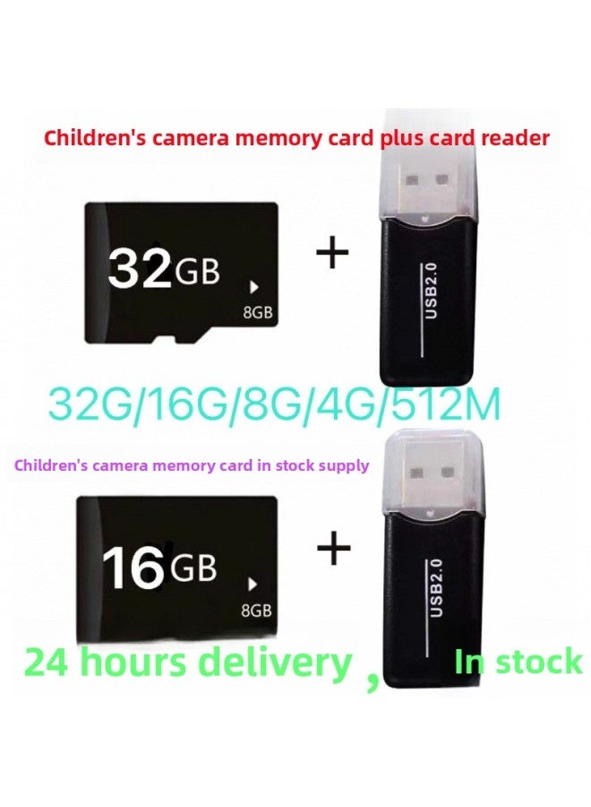 HD Cartoon Memory Card 4GB Video Recording Children Digital Camera Photo Memory Card 16g Memory Card 8g 32g 