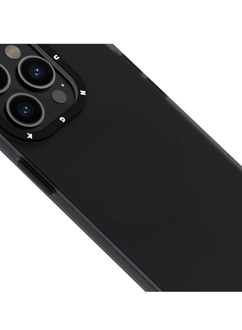 YOUNG KIT Young Kit Hidden Sand Protective Apple iPhone 15 Pro max Case - Black Color  - Image 2