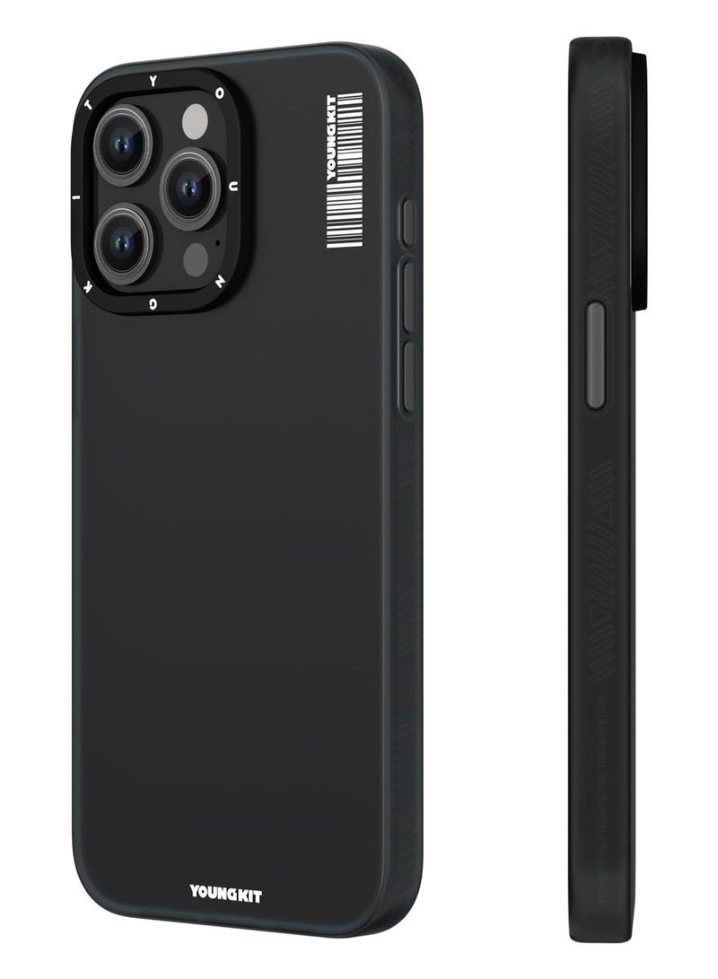 YOUNG KIT Young Kit Hidden Sand Protective Apple iPhone 15 Pro max Case - Black Color  - Image 5
