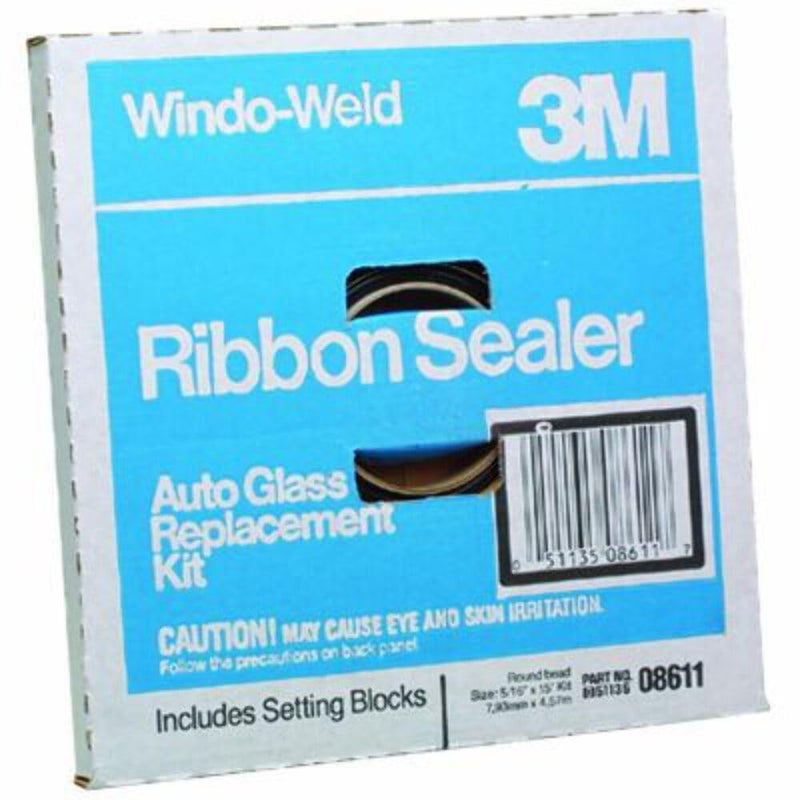 3M Window-Weld™ Round Ribbon Sealer 08611, 5/16" x 15' Kit - Image 2