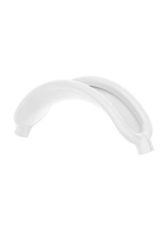 Generic Suitable For Apple AirPods Max Head-mounted Headphone Head Beam Shell Ear Cap Silicone Protective Cover-Color:White Headband-Model:Headphones  - Image 1