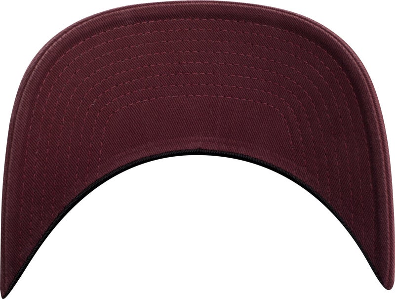 Flexfit Garment Washed Cotton Dad Hat, Maroon, S/M - Image 5