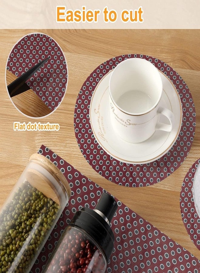 Vocal Store Kitchen Drawer/Cabinet Shelf Mat|PVC Material|Adjustable Size 5 Meter Roll, Red - MDOJ1-P077-5 - Image 4
