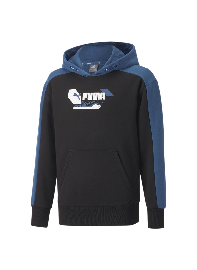 PUMA Alpha Boys Longsleeve Crew Neck Hoodie  - Image 1