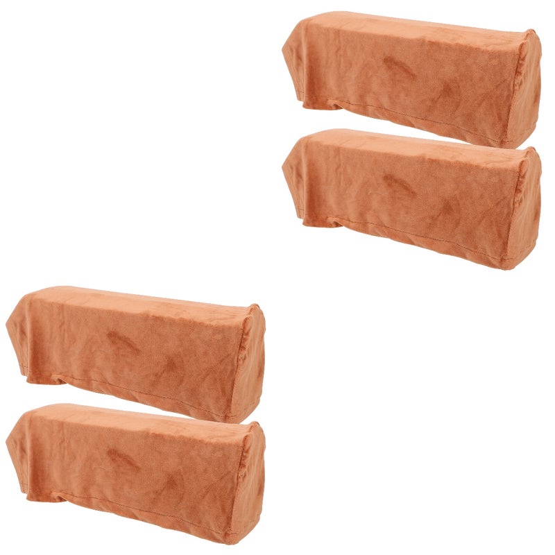 📦 غطاء ذراع أريكة مطاطي لحماية الذراع بلون سادة لون جمل - Image 5