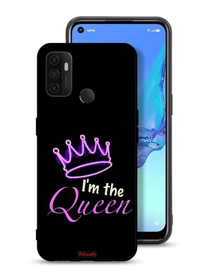 Tolwak Oppo A53s Protective Case Cover I Am The Queen - Image 1