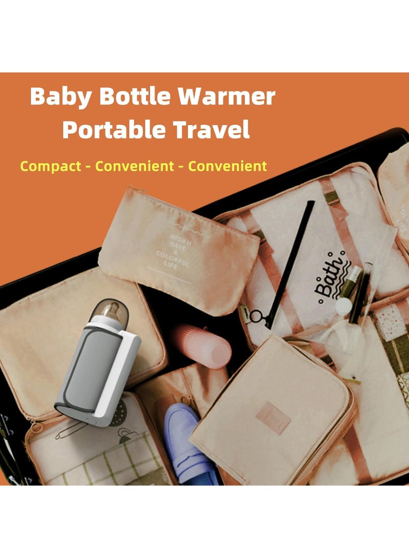 Portable Bottle Warmer,Baby Bottle Warmer,Portable Water Warmer, Bottle Warmer On The Go, Portable Bottle Warmer for Travel Wireless Portable Baby Milk Warmer - Image 3