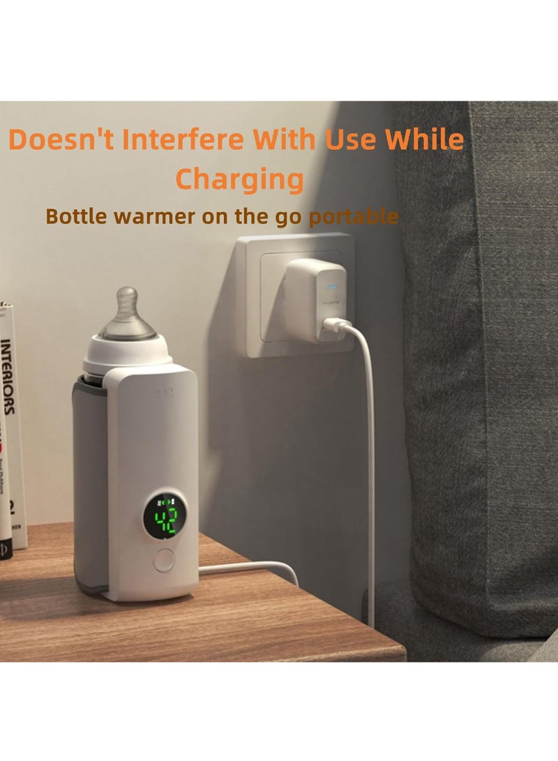 Portable Bottle Warmer,Baby Bottle Warmer,Portable Water Warmer, Bottle Warmer On The Go, Portable Bottle Warmer for Travel Wireless Portable Baby Milk Warmer - Image 5