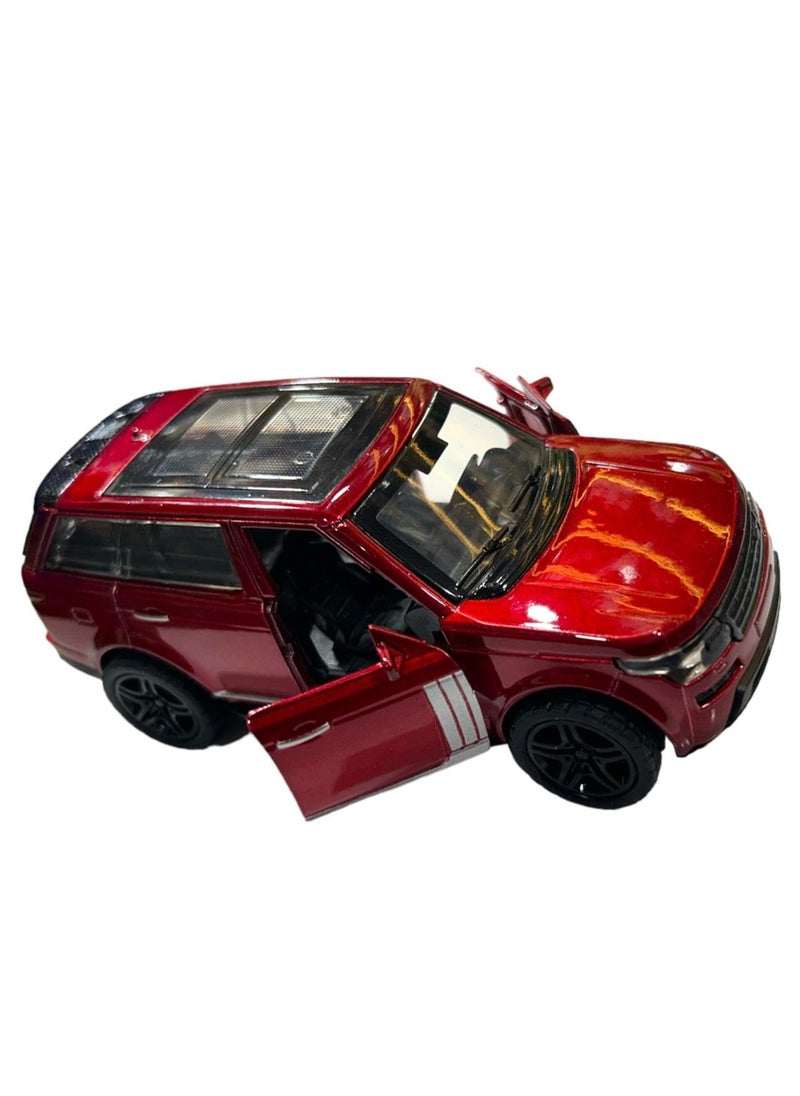 Red Luxury Diecast Car - Realistic Miniature Model, Accurate Scale, For Kids & Collectors - High Quality Toy _ Toy Car  - Image 4