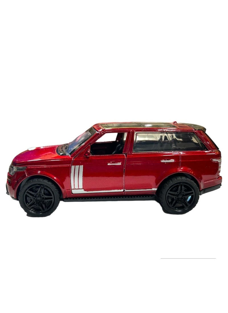Red Luxury Diecast Car - Realistic Miniature Model, Accurate Scale, For Kids & Collectors - High Quality Toy _ Toy Car  - Image 5