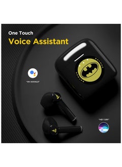 Airdopes 131 Batman DC edition bluetooth type-c voice assistant IWP technology knight black