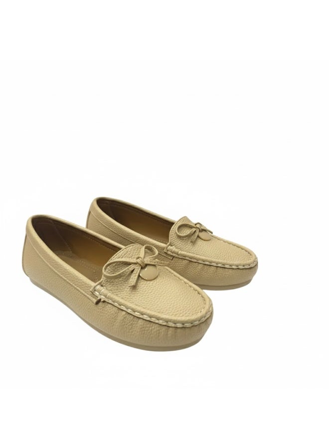 حذاء لوفر نسائي أنيق بكعب مسطّح – نعل عالي الجودة مضاد للانزلاق – متوفر بألوان ومقاسات متعددة - Image 3