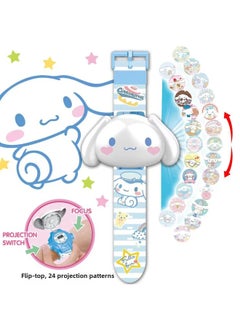 Children's Toy Cartoon Electronic Ultraman Watch 3-8 Years Old Children's Primary School Boys And Girls Projection Luminous Watch-Color:Yugui Dog
