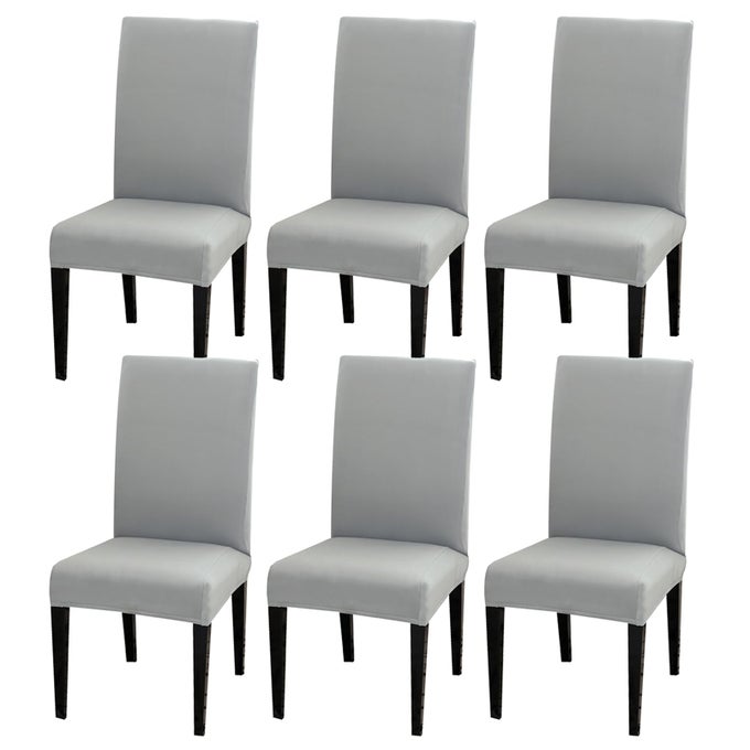 DINING ROOM CHAIR COVERS SLIPCOVERS SET OF 6 STRETCH REMOVABLE WASHABLE DINING CHAIR PROTECTOR DECORATION COVER SEAT SLIPCOVER FOR HOTEL CEREMONY BANQUET KITCHEN RESTAURANT HOME