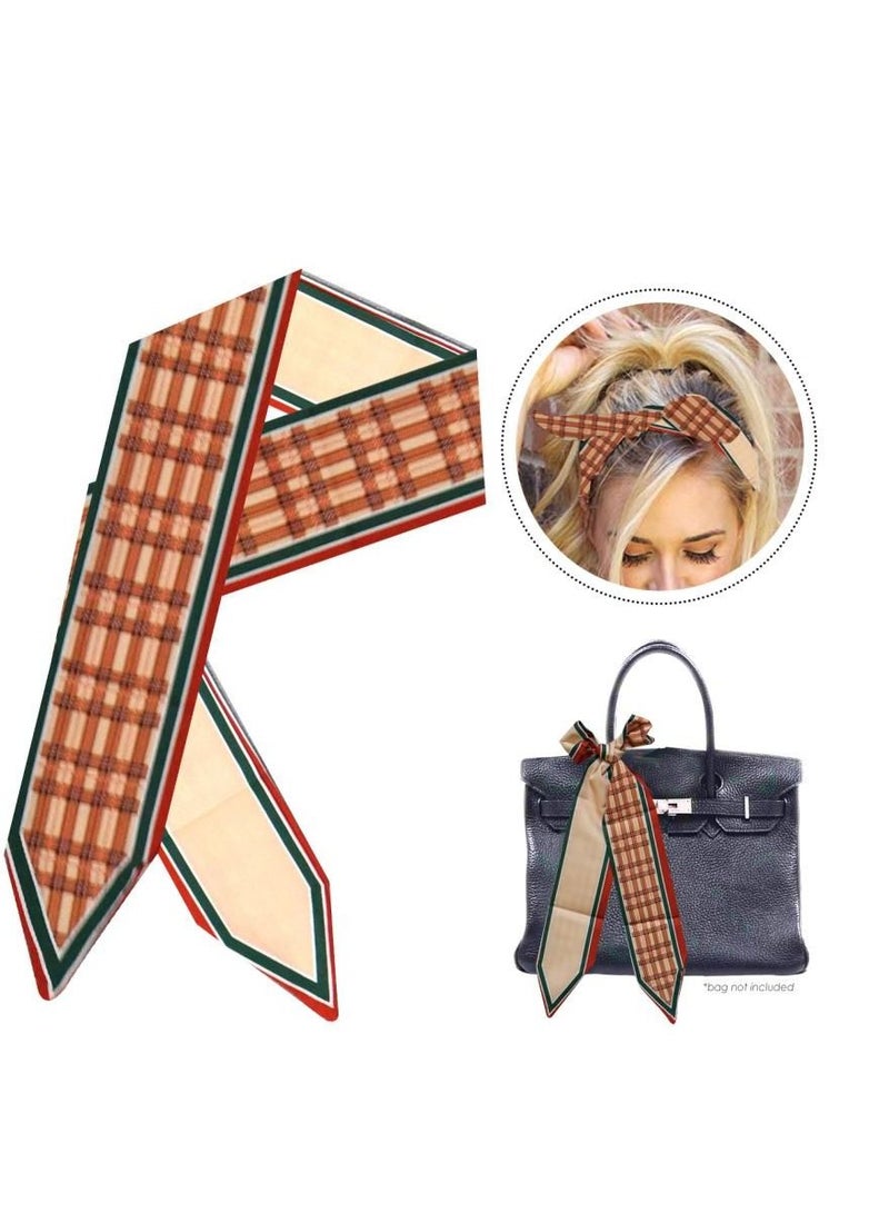 Alissa 1Pc Head Scarf Hair Tie Scarf for Women's Fashion Bag Tie Cloth Scarf for Women - Image 1