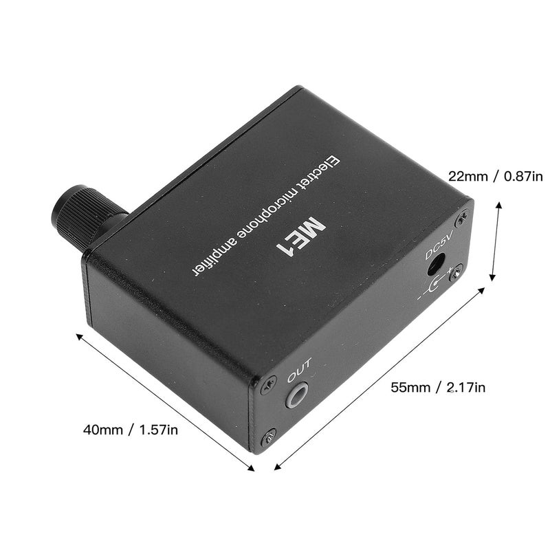 Electret Microphone Amplifier Adjustable Gain 0 20dB Preamplifier 3 5mm Input - Image 3