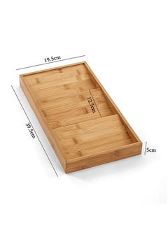 Hihonor Spice Drawer Organzier Bamboo Spice Rack Tray Insert for Cabinet Drawer Countertop, Kitchen Seasoning Storage Drawer Organization  - Image 3