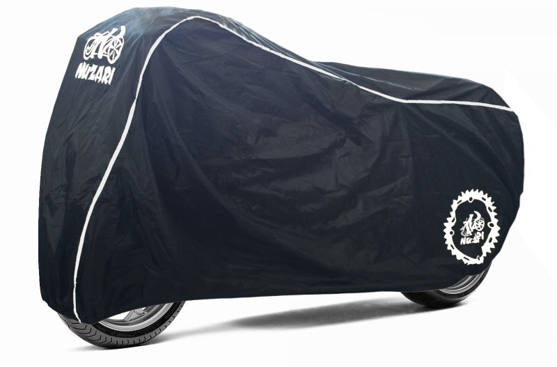 Nuzari Heavy Duty Motorcycle Cover - Waterproof Outdoor Bike Storage - Dirt Bike Covers (Black, Medium) - Image 1