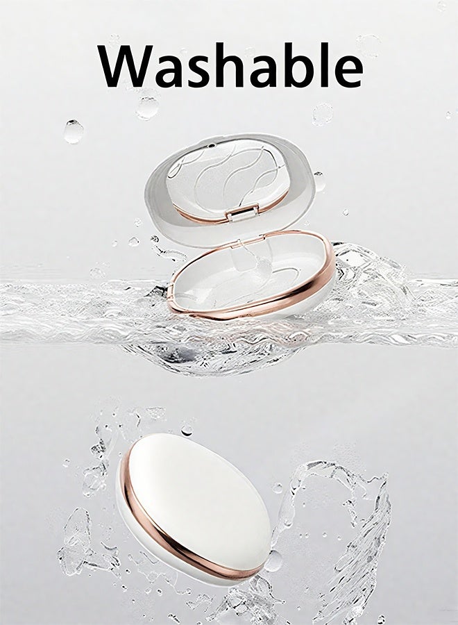 Happy D Oral Care Teeth Tooth Invisible Orthodontic Appliance Aligner Retainer Braces Storage Box Organizer Container Case (White with Mirror) - Image 4