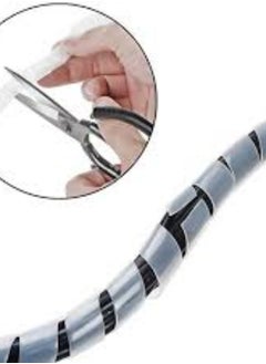 KNP KNP White Spiral Cable Wrap 10 MM  - Image 3