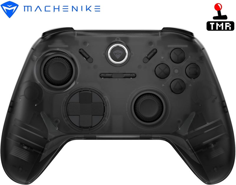 MACHENIKE G1 Pro Wireless PC Gaming Controller - TMR Effect Sticks & Triggers, 1000Hz Polling, Tri-Mode 2.4G/Bluetooth/Wired Gamepad, Multiplatform - PC/Windows/Android/iOS/Switch, Turbo, 600mAH battery (Carbon Ghost – Black Colour) - Image 2