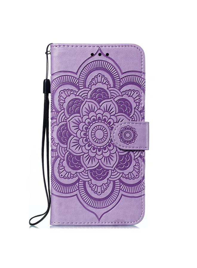 S-TOP Case For Honor 200 Lite Global Sun Mandala Embossing Pattern Phone Leather Case - Image 2