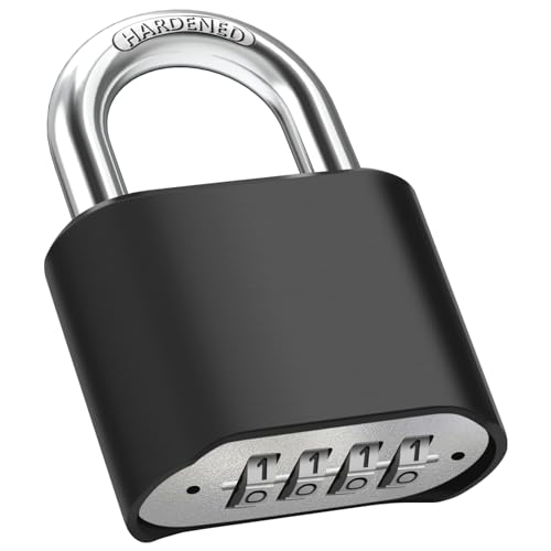 Diyife Outdoor Combination Padlock, [Design of Hidden Password] Weatherproof Resettable Combination Padlock, High Security for Sheds Fence, Locker, Home, School, Garage, Garden, Gate Hasps - Image 1