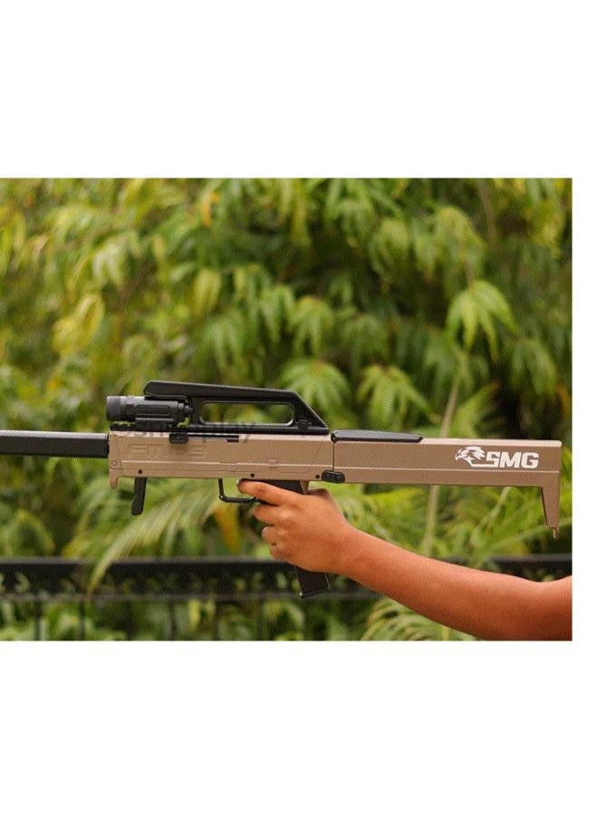 إس أم جي بندقية مغامرات للأطفال - لاعب واحد 8 سنوات فأكثر - تصميم SMG القابل للطي - 20 طلقة إسفنجية - سلاح الجاسوس السري  - Image 2