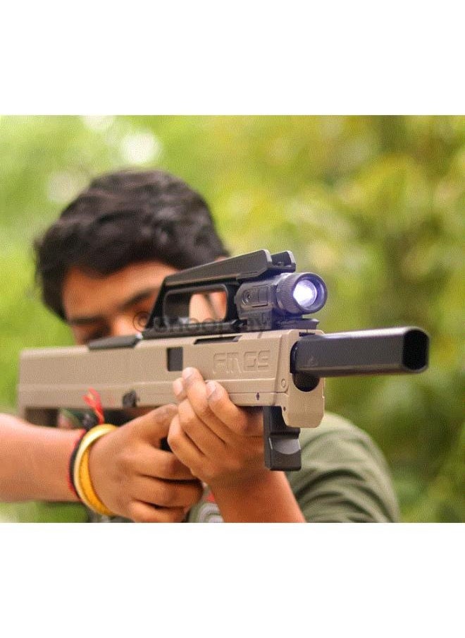 إس أم جي بندقية مغامرات للأطفال - لاعب واحد 8 سنوات فأكثر - تصميم SMG القابل للطي - 20 طلقة إسفنجية - سلاح الجاسوس السري  - Image 4