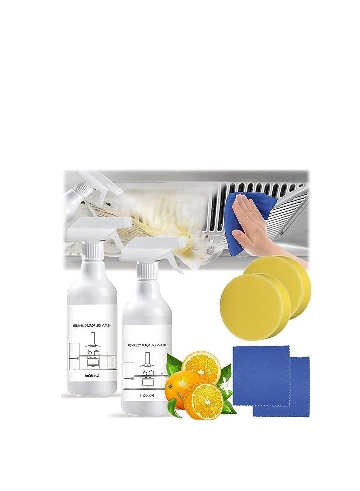 SYOSI Splash Foam Spray, Splash Foam Spray Tablets & Spray Bottle Oven Cleaner, Kitchen Degreaser, Foam Cleaner All Purpose for Kitchen, Grill, Pot, Oven, Stove - Image 1