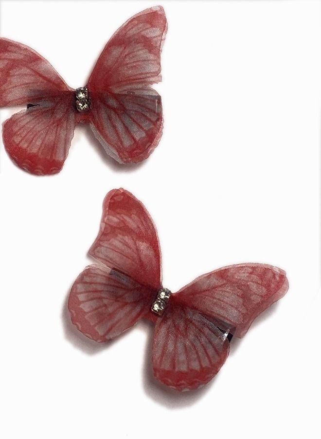 Elite Dose Cute Butterfly Design Hair Clips for Girls 4 Pieces - Image 5