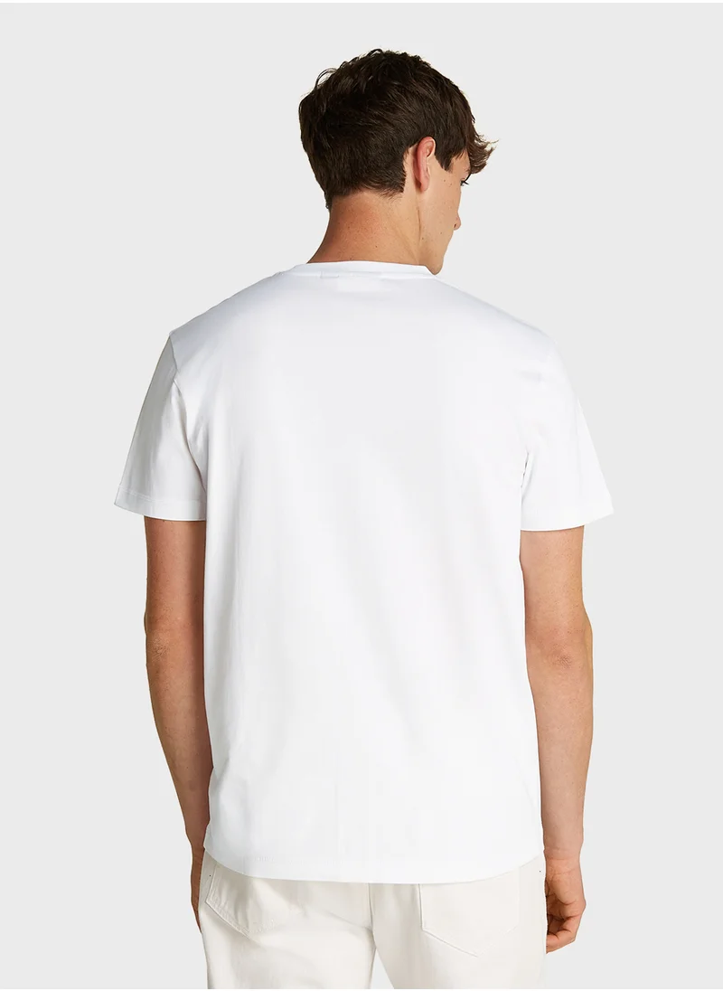 Calvin Klein Jeans Logo Print Crew Neck T-Shirt