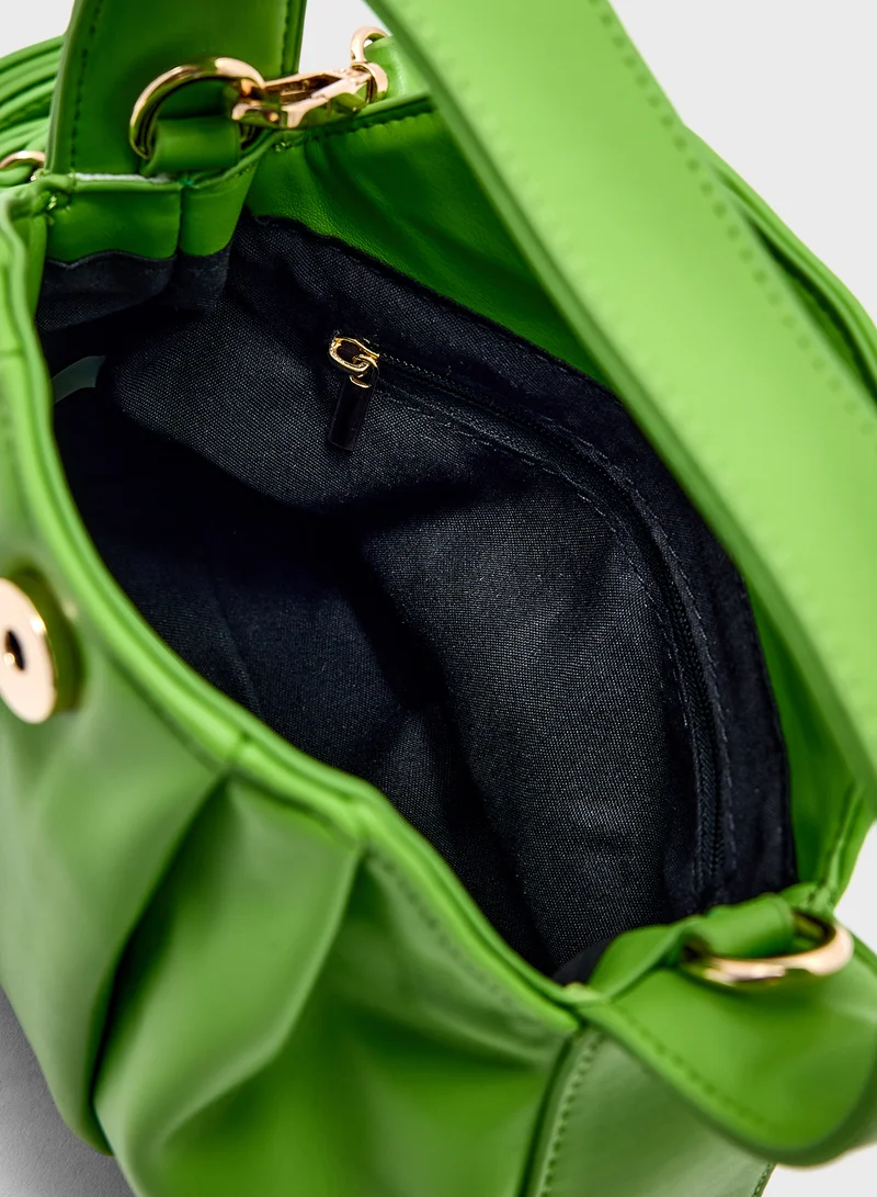 جينجر Ruched Bag
