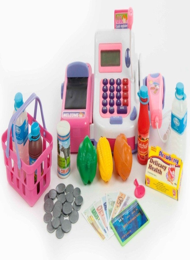 Mayatra'S Realistic Educational Cash Register Toy Supermarket Plastic Set ( Color May Vary,Multicolor ) - Image 2