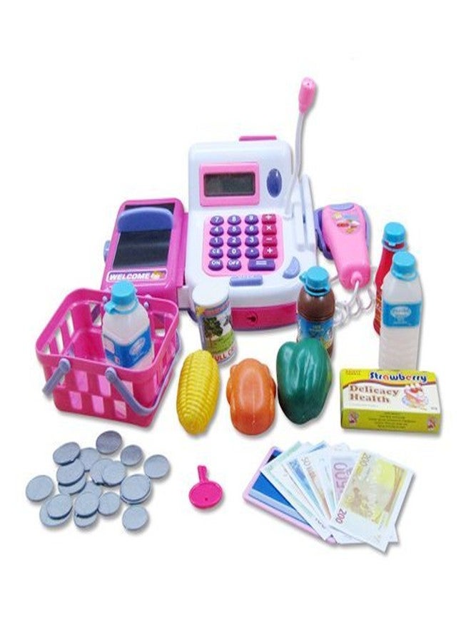 Mayatra'S Realistic Educational Cash Register Toy Supermarket Plastic Set ( Color May Vary,Multicolor ) - Image 1
