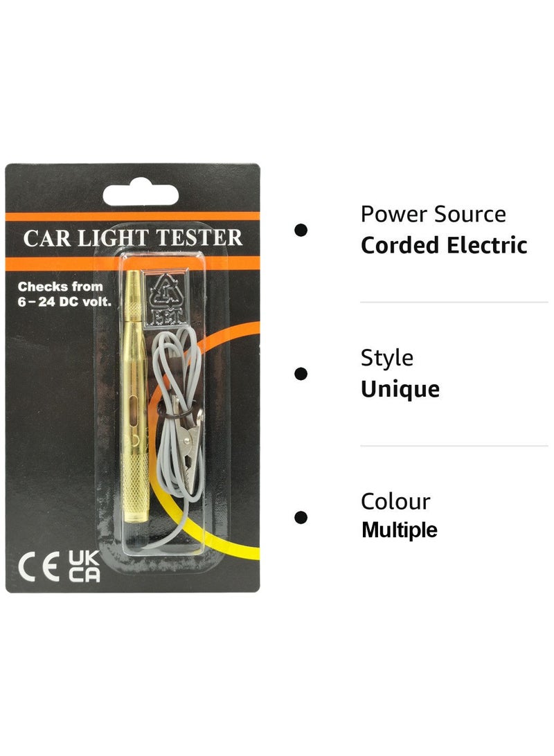 Car Light Tester Solid Brass DC 6V-24V Auto Car Truck Motorcycle Circuit Voltage Tester Probe Circuit Continuity Tester - Image 3