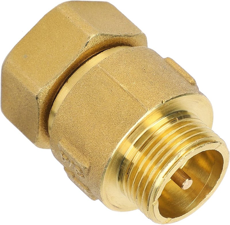 Check Valve Brass Material 1 - Way Swing Type DN20x25, Threaded Water Meter Reflux Control Tool - Low Flow Resistance, Easy Installation, Leak Prevention for Household Use - Image 5