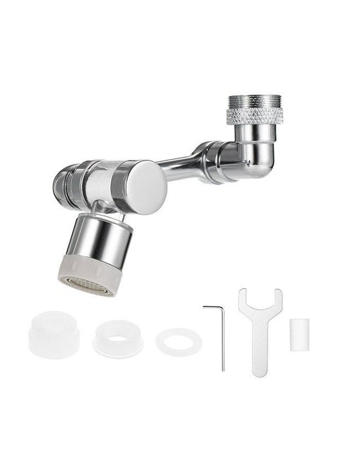 1080 Rotating Faucet Extender 360° Large-angle Rotating Splash Filter Faucet Universal Rotating Faucet Aerator Multifunctional Extension Faucet for Bathroom Kitchen