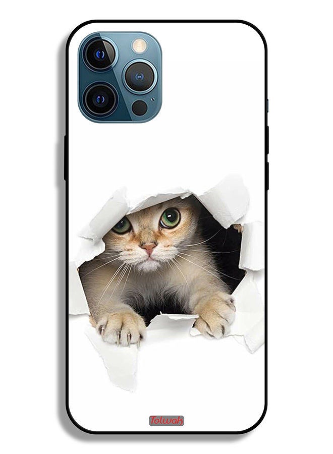 Tolwak Apple iPhone 12 Pro Max Protective Case Cat Appearing - Image 2