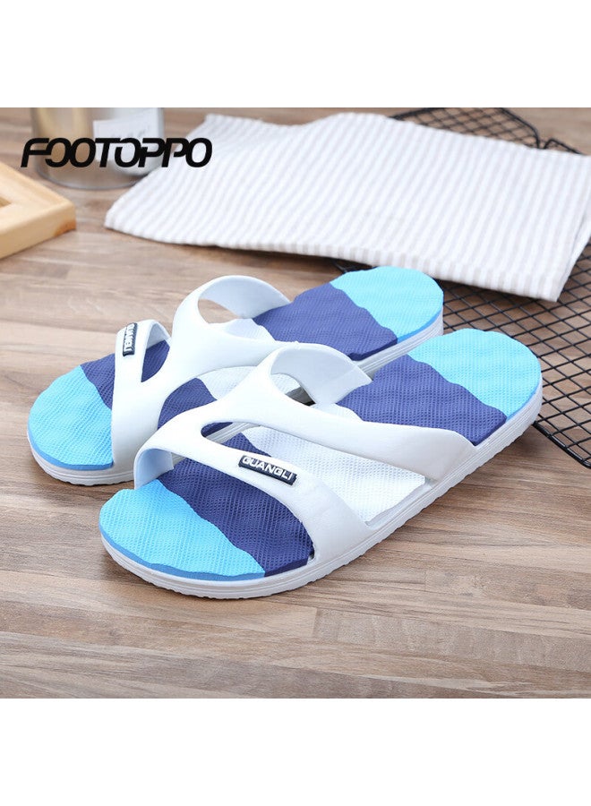 Footoppo Men's Beach Sandals Outdoor Trendy Open-toe Slip-resistant Summer Sandals For College Students - Image 1